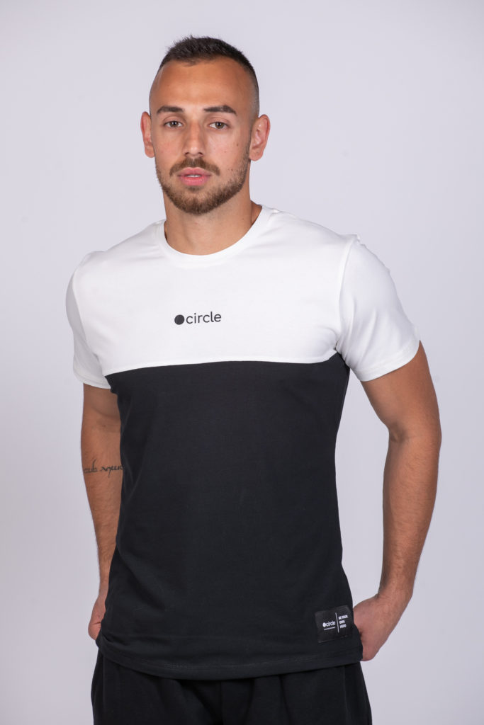 Circle Men T-Shirt White Top - Circle